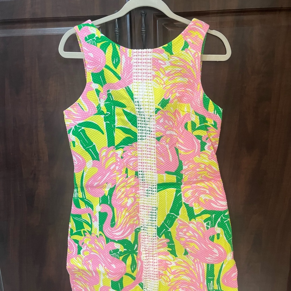 Lilly Pulitzer Pink and Green Mini Dress